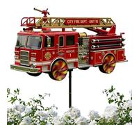 Girandole a terra per camion dei pompieri, resistente alle intemperie, decorazione decorativa per mulino a , per giardino, cortile, patio, fattoria, feste, festival