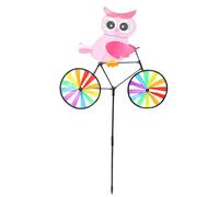 Girandole a vento per bicicletta da esterno, Girandole a vento per bicicletta - Ornamenti per girandola a vento da giardino per biciclette | Girandola a vento per bicicletta da equitazione con animali