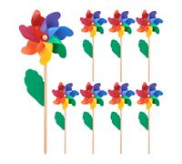 Girandole a vento set 8 mulino gioco bambini festa piante balcone giardino
