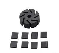 Girante del motore della pompa a vuoto per il sistema di chiusura centrale per Benz con parte OEM A2208000648 A2208000748, materiale ABS (in senso antiorario)