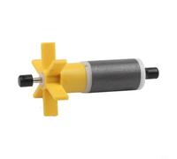 Girante in ceramica gialla con albero e cuscinetto in acciaio inox per pompa Rotor HQB-2200, ricambio in plastica a 6 pale compatibile con Intex Pure Spa