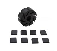 Girante motore pompa a vuoto con chiusura centralizzata, ricambio per trapani pneumatici con design del rotore, prestazioni affidabili per officine di riparazione automobilistiche (in senso antiorario