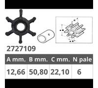 Girante per Jabsco / JMP / Johnson Pump / Vetus / Volvo Penta