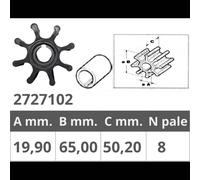 Girante per Jabsco / Oberdorder / Volvo Penta