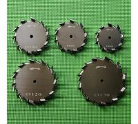 Girante per miscelatore da laboratorio con paletta di agitazione in acciaio inossidabile Disco di dispersione 'agitatore a denti in acciaio inossidabile 304 da laboratorio 30-180 mm(75mm)