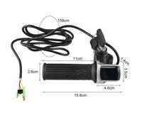 Girare Acceleratore Grip Avviamento Metallo Plastica Speed Shifter Esterno