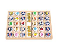 Girare il gioco di memoria degli scacchi, scacchi di memoria, Memory Chess Game for Kids, Abbinamento 'attività di raccolta di strategie per il puzzle educativo in legno per i bambini
