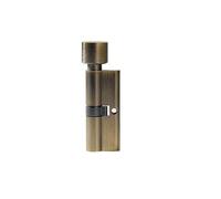 girare il pollice con la chiave della porta, Serratura a cilindro in lega di zinco con nucleo in ottone for porte interne in legno multicolore 60-80 mm(60-ss-5key)