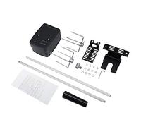 Girarrosto per Barbecue Kit Universale in Acciaio Inox con Motore Elettrico - Resistente e Facile Montare per Porchetta, Spiedini e Arrosticini in Griglia