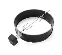 Weber girarrosto per Barbecue a Carbone da 57 cm/spiedo motorizzato per Cottura Uniforme di arrosti e pollame - Nero/Argento (7494)
