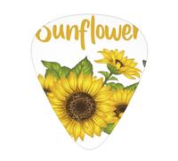 Girasole,12 pezzi di plettri per chitarra, 3 plettri di diverso spessore per chitarra acustica, basso, ukulele