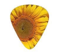 Girasole,12 pezzi di plettri per chitarra, 3 plettri di diverso spessore per chitarra acustica, basso, ukulele