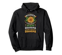 Girasole benedetto per essere chiamato mamma Grande nonna Felpa con Cappuccio