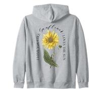 Girasole botanico "I Love You Like Flower Loves Sun" Donne Felpa con Cappuccio