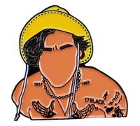 Girasole cantante spilla con motivo musicale, decorazione alla moda, spilla, Klein, Metallo non prezioso