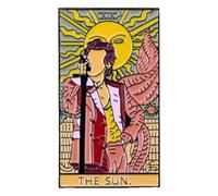 Girasole cantante spilla con motivo musicale, decorazione alla moda, spilla, Klein, Metallo non prezioso