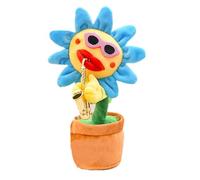 Girasole che balla canto, bagliore ripete quello che dici Flower Plush | Regalo divertente musicale che canta, 200 canzoni musicalmente divertente regalo divertente per bambini 18 mesi+