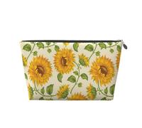 Girasole Disegnato, Borsa da toilette Borsa per trucco Borsa per cosmetici Borsa da toilette da viaggio portatile