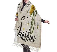 Girasole Femminile Tu Sei Il Mio Raggio Di Sole Sciarpe Lunghe Da Donna Elegante Invernale Sciarpe Scialle Classiche Sciarpa Leggero Da Donna