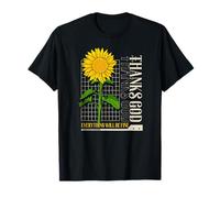 Girasole Grazie a Dio Streetwear Maglietta