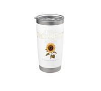 Girasole I Will Face The Sun Again Vintage Bicchiere termico in acciaio inox doppia parete