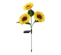 Girasole Illuminazione da Esterno Impermeabile per Sentieri | Girasoli da Esterno Impermeabili Per Giardino Cortile Balcone Prato Aiuola Portico