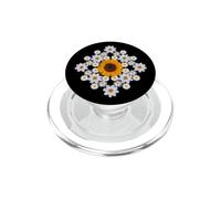 Girasole Margherita Rombus Geometria Floreale Mandala Forme Mania PopSockets PopGrip per MagSafe