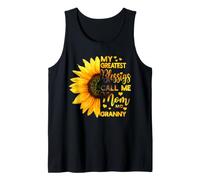 Girasole My Greatest Blessings Call Me Mom And Granny Funny Canotta