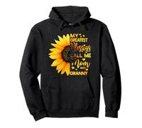 Girasole My Greatest Blessings Call Me Mom And Granny Funny Felpa con Cappuccio