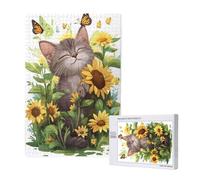 Girasole Puzzle 2000 Pezzi, Animale Puzzle Adatto ad Adulti e Principianti, Giochi Divertenti/Sfidanti/Impossible, DIY Hobby Creativi per Adulti Attività Artigianali, Regali per Uomini/Donne M-1641