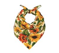 Girasole rosso,Sciarpa bandana per uomo e donna - Bandane eleganti e versatili per il collo e la testa