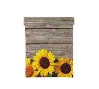 Girasole Su Legno Rustico, Spremere il portafoglio superiore da donna Borsa portaoggetti Piccola portamonete Portamonete