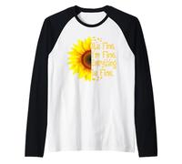Girasole Va Bene, STO Bene, va Tutto Bene Maglia con Maniche Raglan