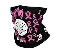 Girasole Vintage per La Sensibilizzazione sul Cancro al Seno Unisex Sciarpa al Collo Multiuso Passamontagna Antivento Scaldacollo per Escursionismo Sports Yoga