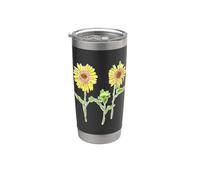 Girasoli Bicchiere termico in acciaio inox doppia parete