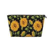 Girasoli carini, Borsa da toilette Borsa per trucco Borsa per cosmetici Borsa da toilette da viaggio portatile
