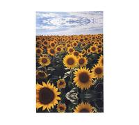 Girasoli Colore Vivido Bandiera 2x3 Ft Per All'aperto Bandiere Banner Con Occhielli Premium Poliestere