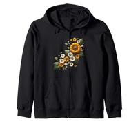 Girasoli con margherite fiore fiore modello girasole Felpa con Cappuccio