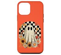 Girasoli fantasma retrò - Cute Floral Halloween Fall Vibes Custodia per iPhone 12 mini