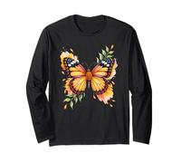 Girasoli Farfalla Farfalle Lepidotterologo Maglia a Manica
