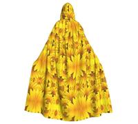 Girasoli Fiori Gialli Stampato Mantello Con Cappuccio Mantello Mantello Strega Vampiri Tristo Mietitore Diavolo Per Ragazzo Ragazza Cosplay Costume