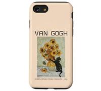 Girasoli gatto Van Gogh pittura divertente arte donne ragazze bambini Custodia per iPhone SE (2020) / 7/8
