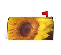 Girasoli gialli con farfalla rossa Coperture per cassette postali magnetiche per cassette postali personalizzate Copertura decorativa per cassetta della posta di benvenuto per giardino cortile