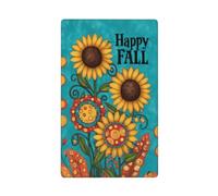 Girasoli Happy Fall Colorato Floreale Singolo Toggle Blank Wall Plate Copertura Interruttore Luce Decorativo 1 Gang per Cucina Camera Bagno Dimensioni 11,4 x 7 cm