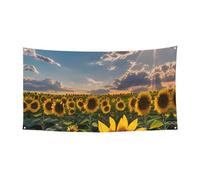 Girasoli Luce del Sole Stampa Festiva Feste Banner Decorativo Compleanno Anniversario Matrimonio Appeso