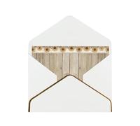 Girasoli su biglietti bianchi in legno con buste, biglietti di auguri singoli con buste, inviare ad un caro amico