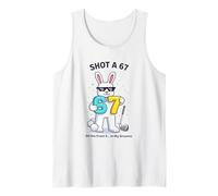 Girato Un 67 Coniglietto di Pasqua Golf Scherzo Umorismo Pasqua Golfers Canotta