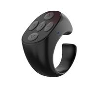 Giratore di Pagine con telecomando senza Fili Clicker Pulsante Wireless Portatile Anelli di scorrimento telecomando della fotocamera Ricaricabile per telefoni tablet