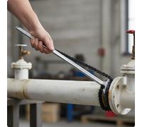 Giratubi a Catena Resistente Chiave Stringitubo Durevole per Officina