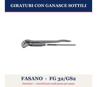 GIRATUBI CON GANASCE SOTTILI 45°-2" FASANO FG 32/GS2